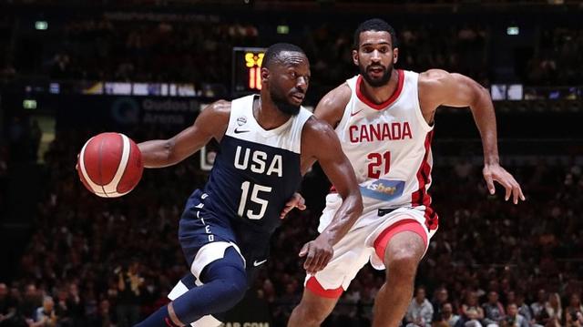 包含加拿大男篮力克立陶宛男篮，巴恩斯统治全场的词条